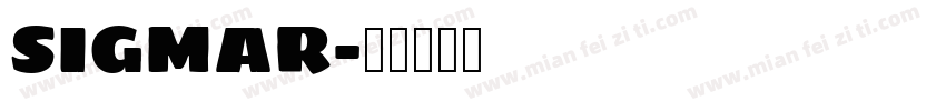 SIGMAR字体转换