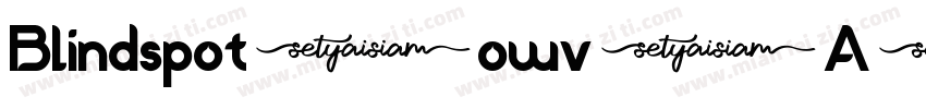Blindspot-owv2A字体转换