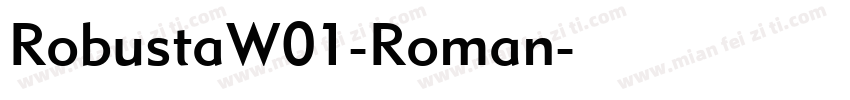 RobustaW01-Roman字体转换