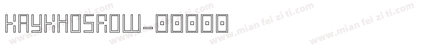 KayKhosrow字体转换