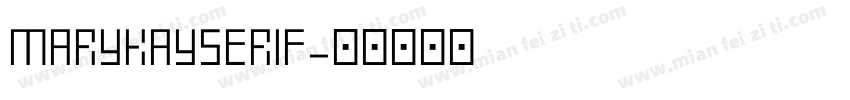 MaryKaySerif字体转换
