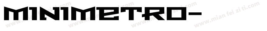 MiniMetro字体转换