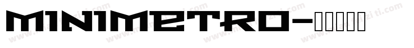 MiniMetro字体转换