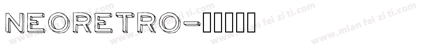 NEORetro字体转换