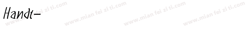Handi字体转换