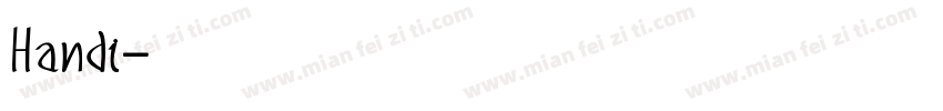 Handi字体转换