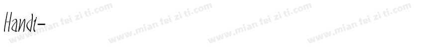 Handi字体转换