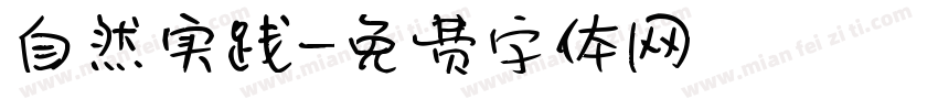 自然实践字体转换