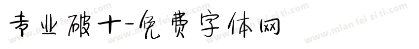 专业破十字体转换