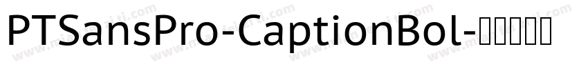 PTSansPro-CaptionBol字体转换