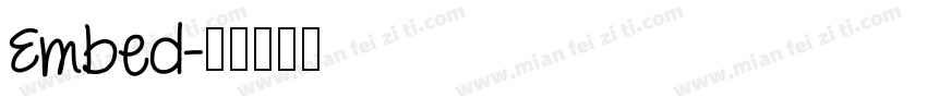 Embed字体转换