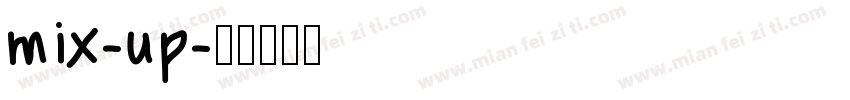 mix-up字体转换