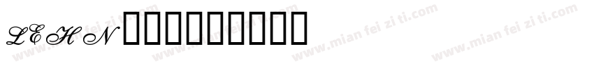 LEHN144字体转换