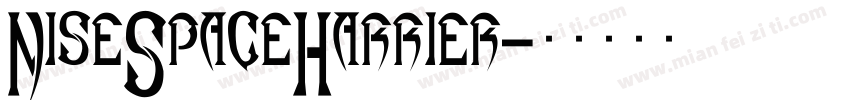 NiseSpaceHarrier字体转换