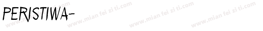 Peristiwa字体转换