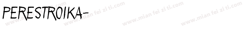 perestroika字体转换