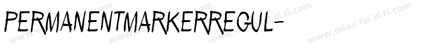 permanentmarkerregul字体转换