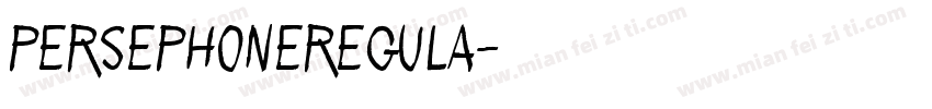 persephoneregula字体转换