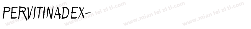 pervitinadex字体转换
