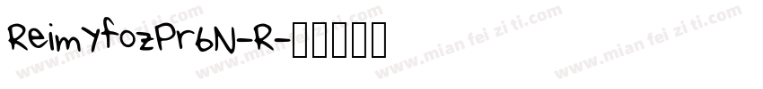 ReimYfozPr6N-R字体转换