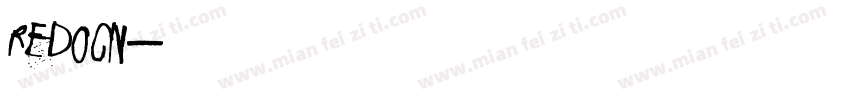 Redocn字体转换
