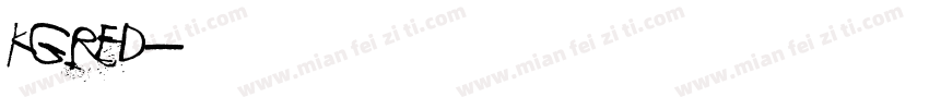 kgred字体转换