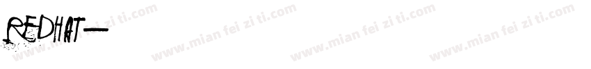 redhat字体转换