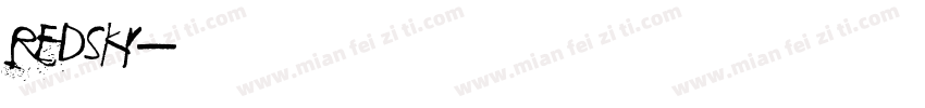 redsky字体转换