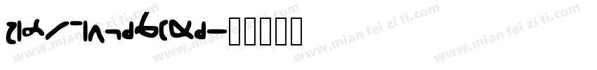 shorthandBlOd字体转换