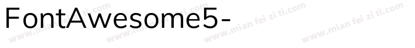 FontAwesome5字体转换