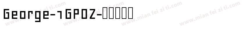 George-1GPOZ字体转换