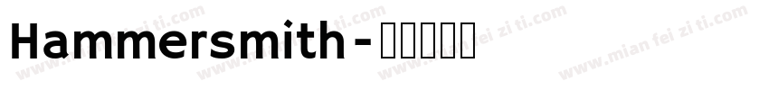 Hammersmith字体转换
