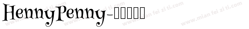HennyPenny字体转换