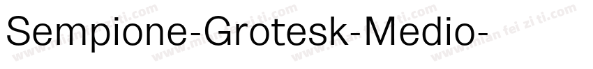 Sempione-Grotesk-Medio字体转换
