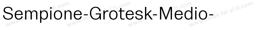 Sempione-Grotesk-Medio字体转换
