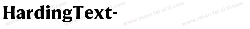 HardingText字体转换