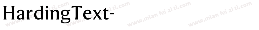 HardingText字体转换