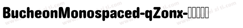 BucheonMonospaced-qZonx字体转换