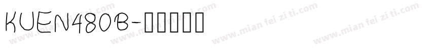 KUEN480B字体转换