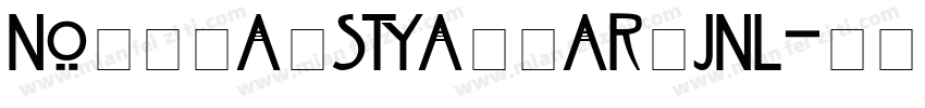 NouveauStandardJNL字体转换
