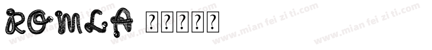 ROMLA字体转换