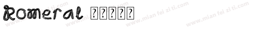 Romeral字体转换
