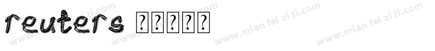 reuters字体转换