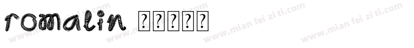 romalin字体转换