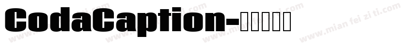 CodaCaption字体转换