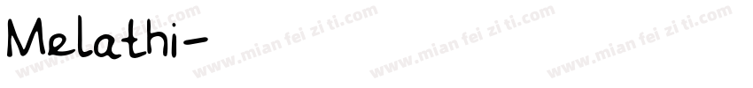 Melathi字体转换