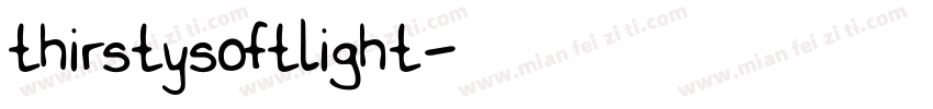 thirstysoftlight字体转换