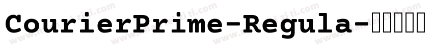 CourierPrime-Regula字体转换
