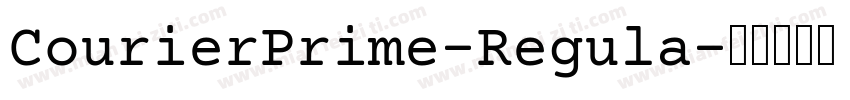 CourierPrime-Regula字体转换