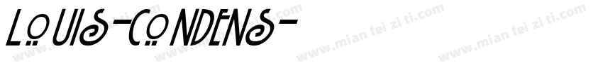 Louis-Condens字体转换